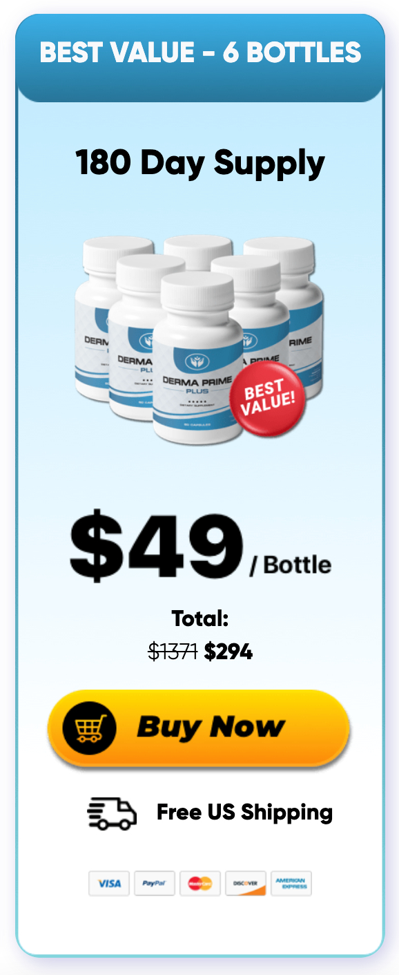 Derma Prime Plus - 6 Bottles